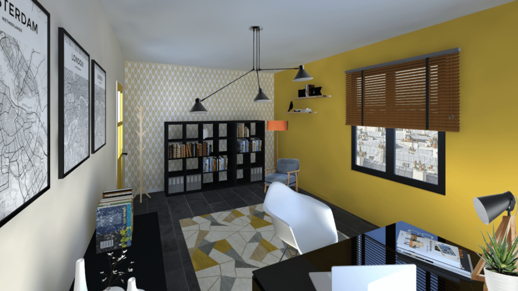 PROJET VANESSA 3DECORATRICE Decoratrice Angers Un Bureau Inspirant Et Dynamique 2