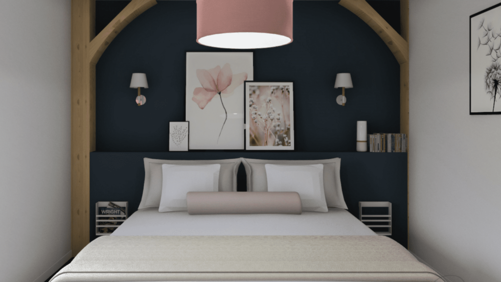 PROJET VANESSA 3DECORATRICE Decoratrice Angers Une Chambre Romantique Et Raffinee