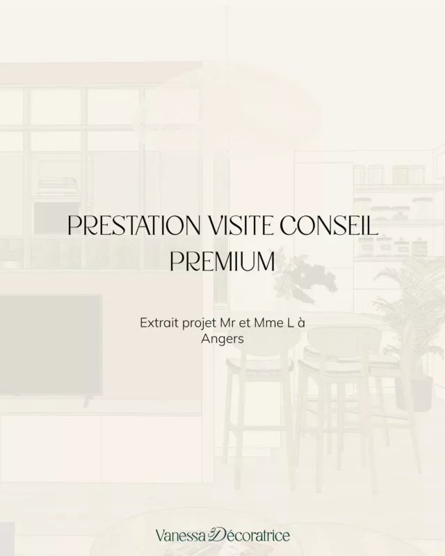 🏠 La Visite conseil Premium 🛋

✨ Besoin d’inspiration et de visuels concrets pour repenser votre espace ?
👉 Cette prestation unique est faite pour vous !

🖥️ Lors de cette séance de 2h, je réalise en direct une modélisation 3D, puis vous envoi un compte rendu illustré de captures d’écran annotées pour poursuivre facilement le projet.

💡 L’idée : vous proposer les premières pistes d’un espace harmonieux, fonctionnel et à votre image.

👉 Envie de réserver votre visite conseil Premium ?
📲 Contactez moi au 0682715058
📩 contact@vanessa3decoratrice.fr
